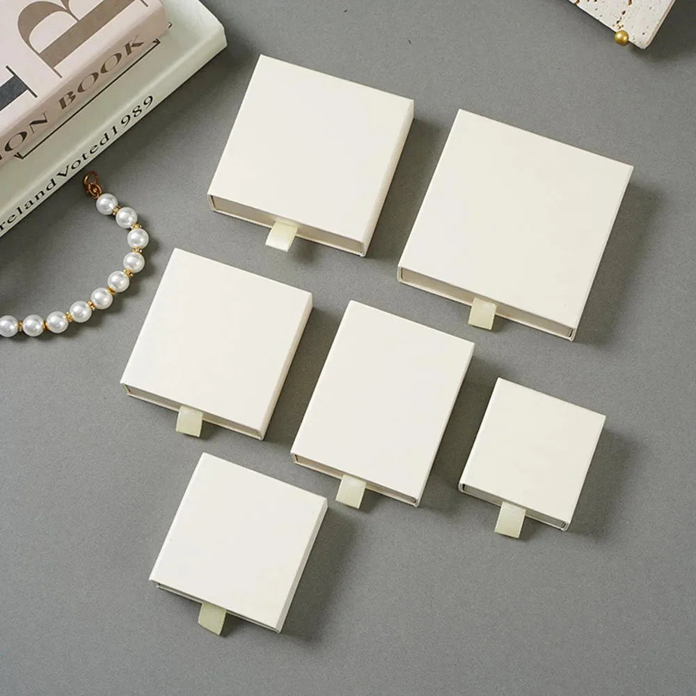 10pcs Paper Jewelry Gift Boxes for Rings, Earrings & Bracelets