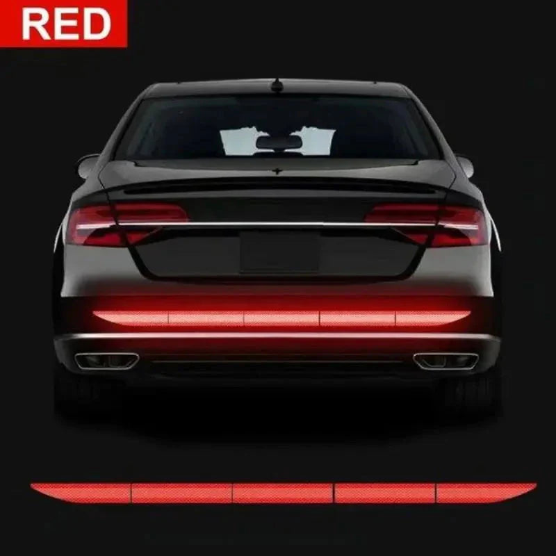 1 Set Reflective Warning Safety Tape – Car Trunk Anti-Collision Strips for Vehicle Protection