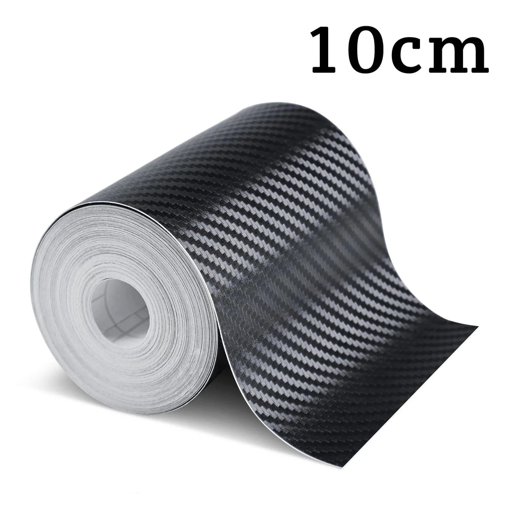1-10m Nano Carbon Fiber Car 3D Tape Sticker Door Mirror Paste Protector Strip DIY Protection Protective Film Waterproof Adhesive